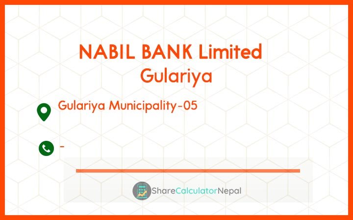 NABIL BANK Limited (NABIL) - Duwakot