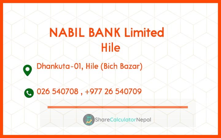 NABIL BANK Limited (NABIL) - Gongabu Jalpa