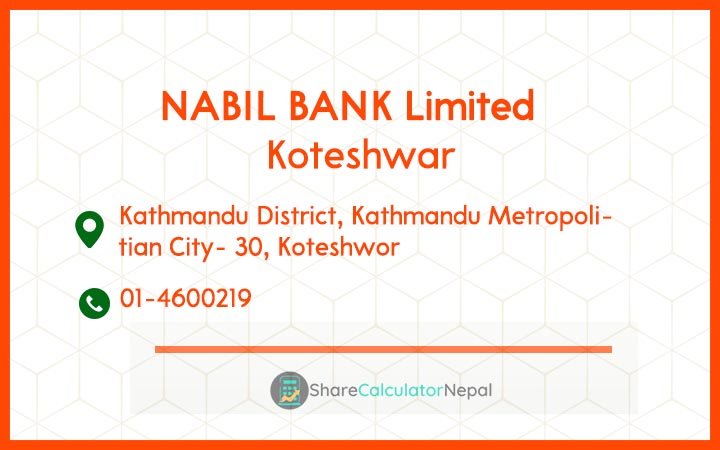 NABIL BANK Limited (NABIL) - Katari
