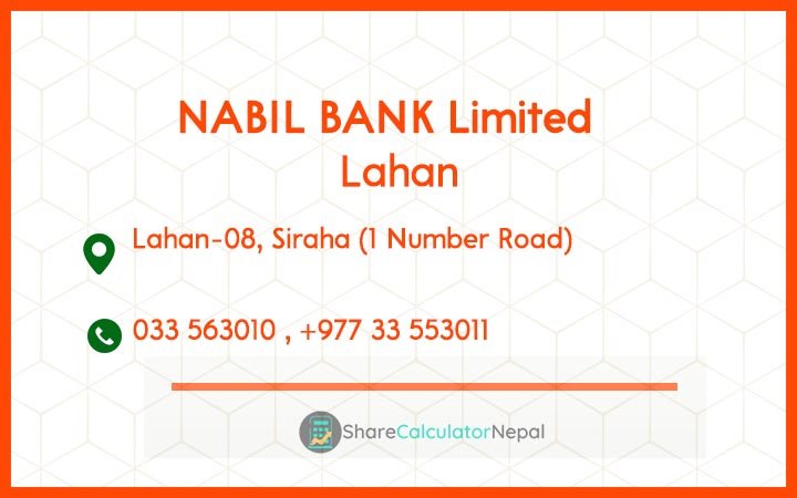 NABIL BANK Limited (NABIL) - Khaireni