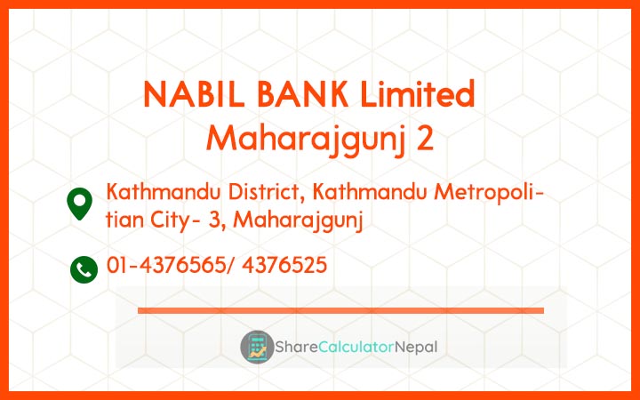 NABIL BANK Limited (NABIL) - Koteshwar