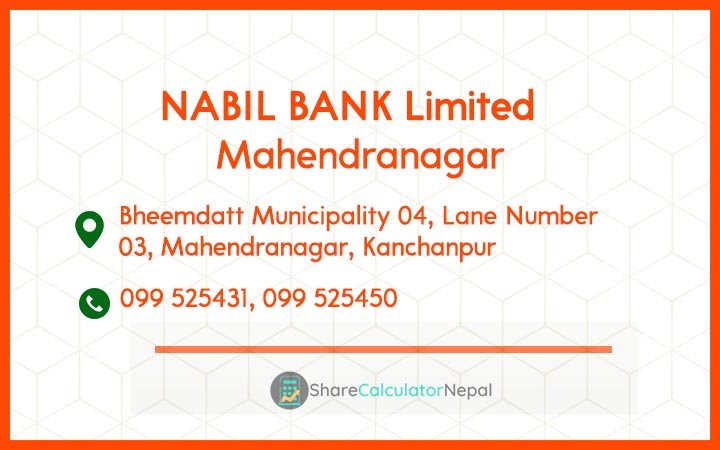 NABIL BANK Limited (NABIL) - Lahan