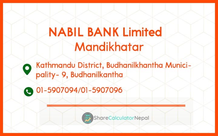 NABIL BANK Limited (NABIL) - Lamahi