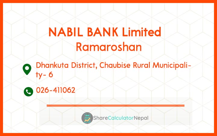 NABIL BANK Limited (NABIL) - Parsa Bazar