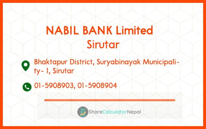 NABIL BANK Limited (NABIL) - Sanepa