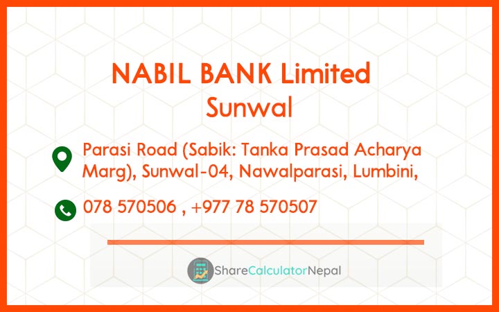 NABIL BANK Limited (NABIL) - Sangurigadhi