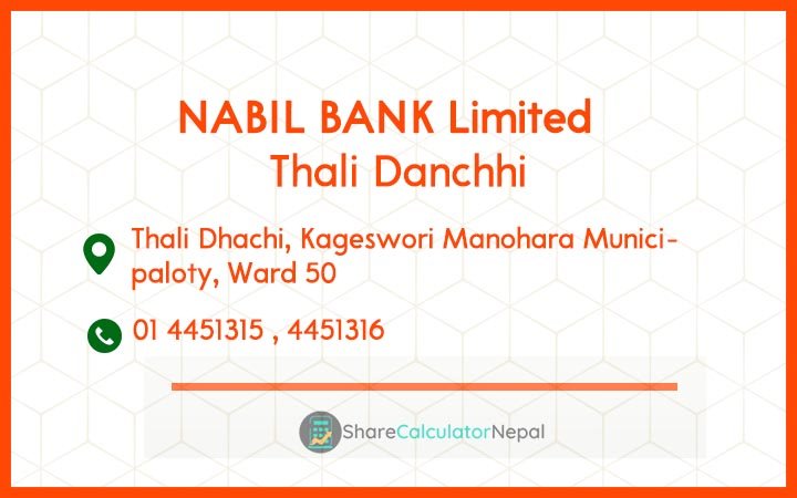 NABIL BANK Limited (NABIL) - Sunwal