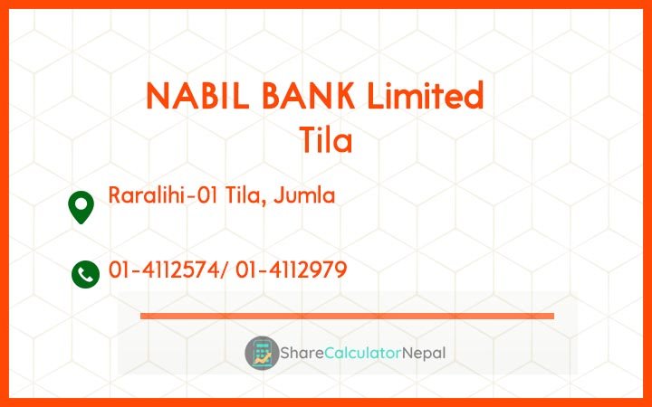 NABIL BANK Limited (NABIL) - Taal Chowk