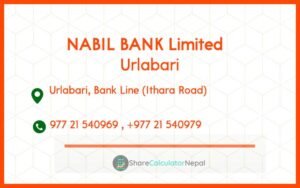 Nabil Bank Limited Urlabari