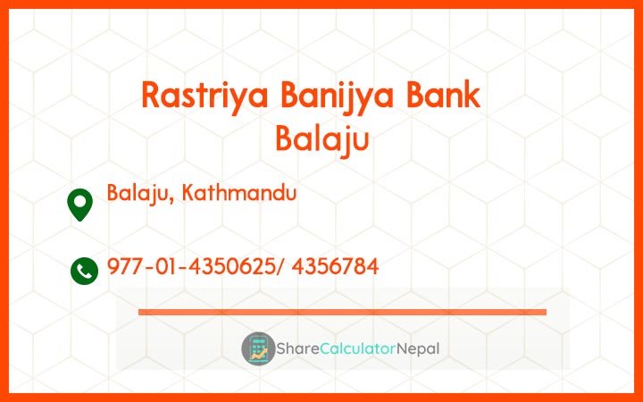 Rastriya Banijya Bank - Balaju