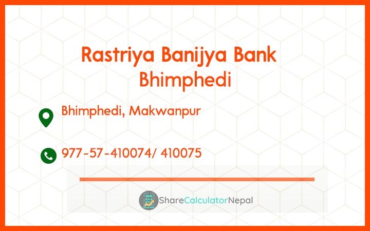 Rastriya Banijya Bank - Bhimphedi