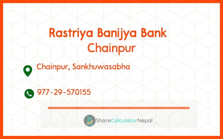 Rastriya Banijya Bank - Chainpur