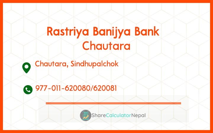 Rastriya Banijya Bank - Chautara
