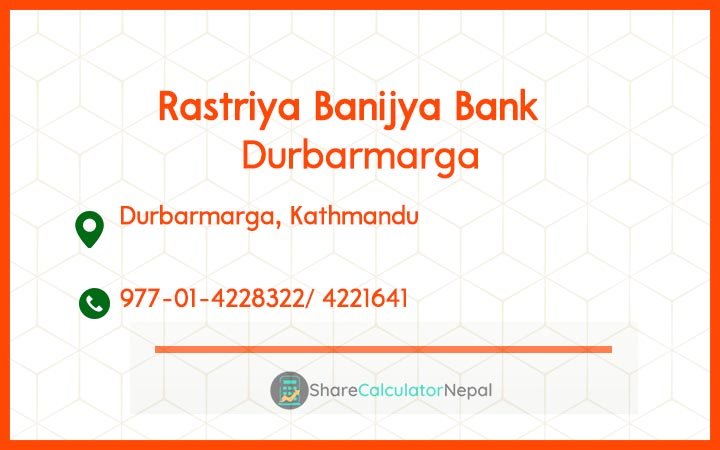Rastriya Banijya Bank - Durbarmarga