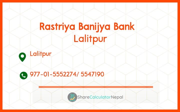 Rastriya Banijya Bank - Lalitpur