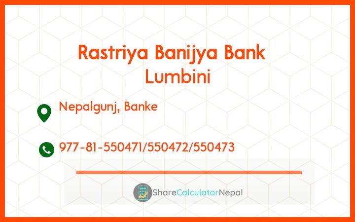 Rastriya Banijya Bank - Lumbini