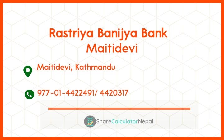 Rastriya Banijya Bank - Maitidevi