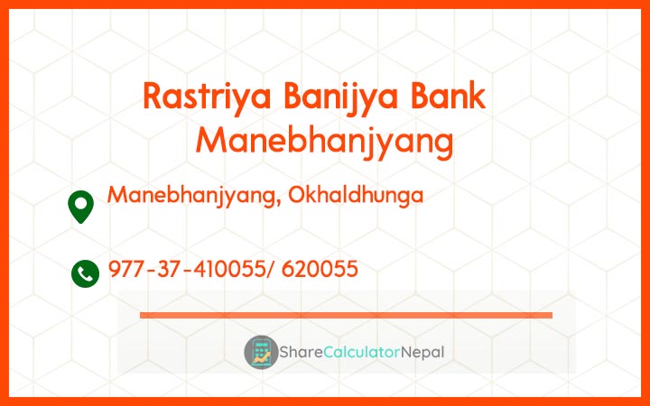 Rastriya Banijya Bank - Manebhanjyang