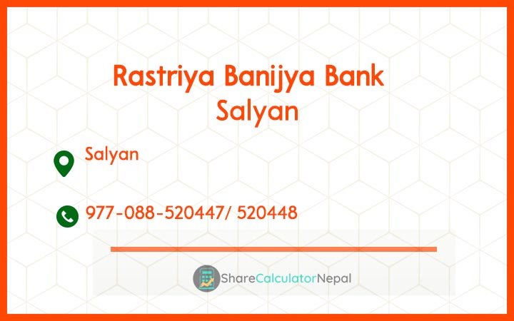 Rastriya Banijya Bank - Salyan