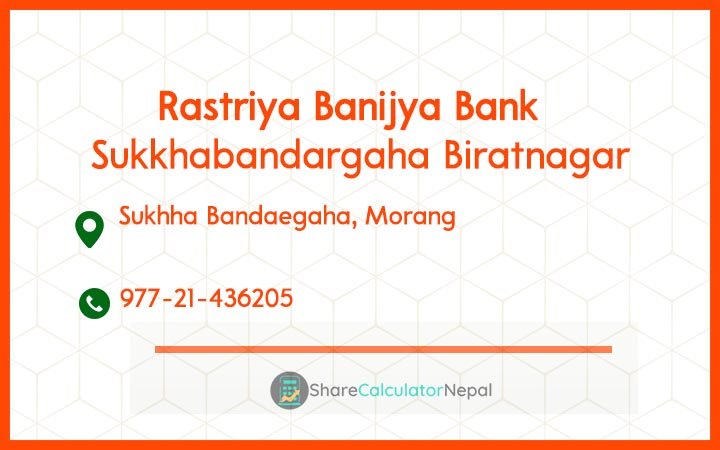 Rastriya Banijya Bank - Sukkhabandargaha Biratnagar