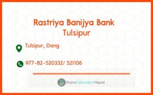 Rastriya Banijya Bank-Tulsipur