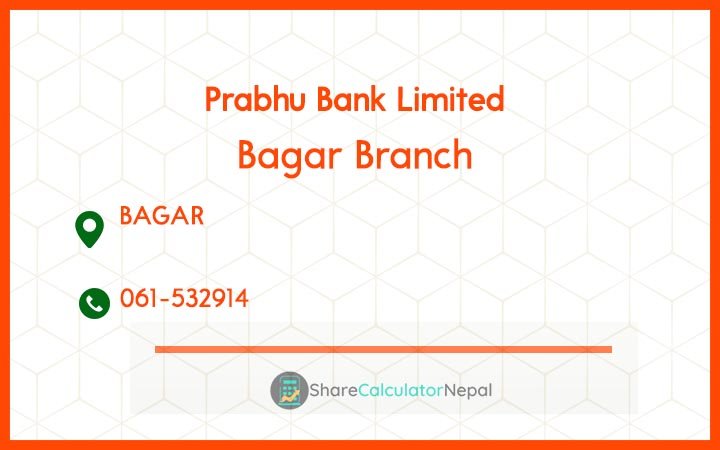 Prabhu Bank (PRVU) - Bagar Branch