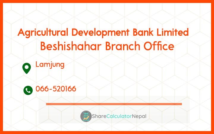 Agriculture Development Bank (ADBL) - Beshishahar Branch Office