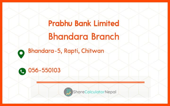 Prabhu Bank (PRVU) - Bhandara Branch