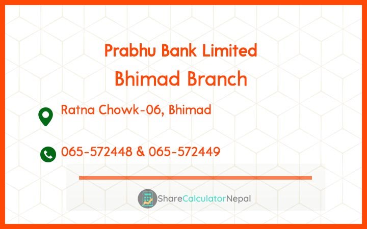 Prabhu Bank (PRVU) - Bhimad Branch