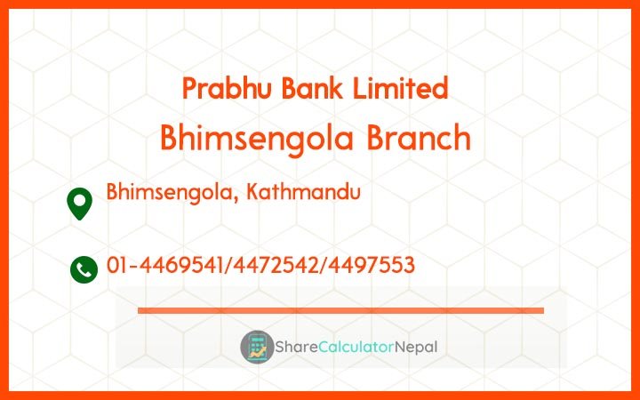 Prabhu Bank (PRVU) - Bhimsengola Branch