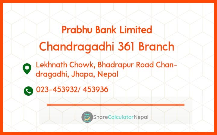Prabhu Bank (PRVU) - Chabahil Branch