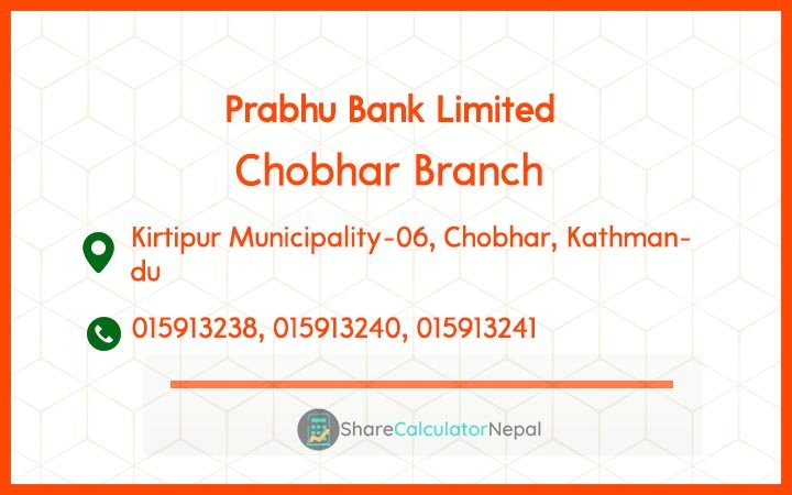 Prabhu Bank (PRVU) - Chichila Branch