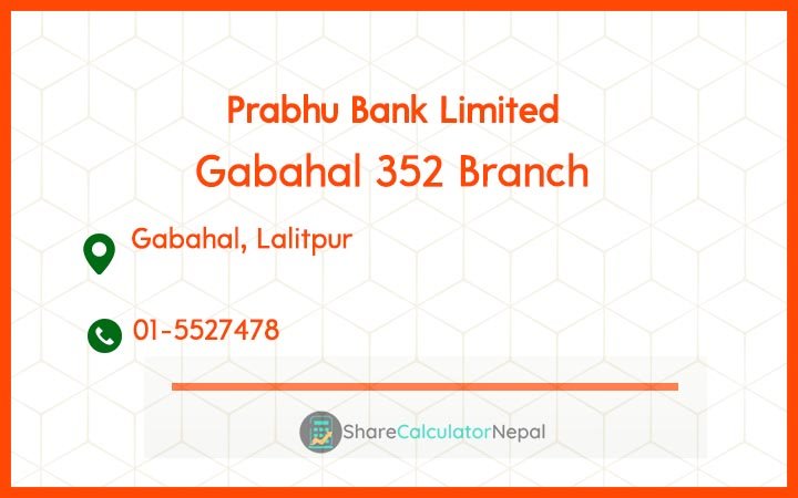 Prabhu Bank (PRVU) - Gadauli Branch