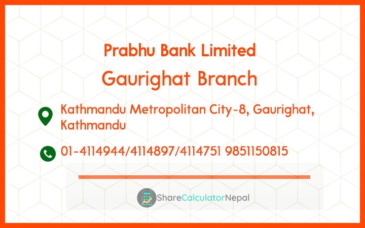 Prabhu Bank (PRVU) - Gaushala Branch