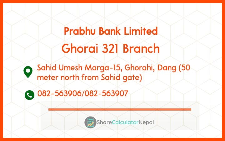 Prabhu Bank (PRVU) - Godaita Branch