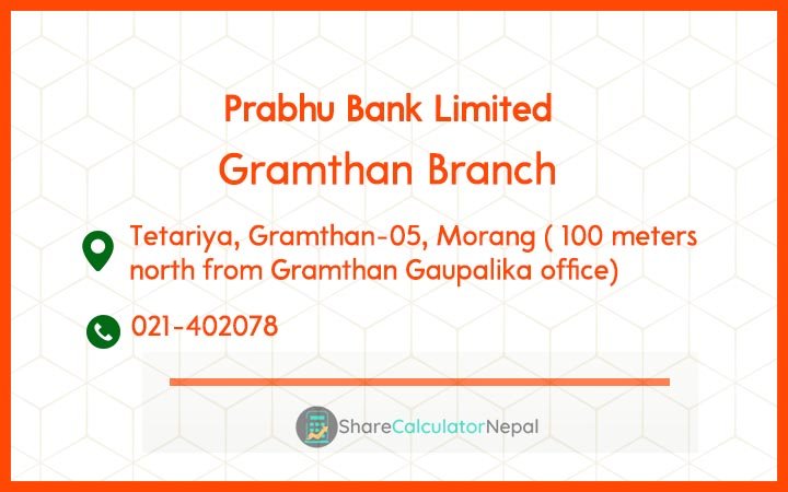 Prabhu Bank (PRVU) - Guleriya 304 Branch