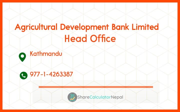 Agriculture Development Bank (ADBL) - Head Office