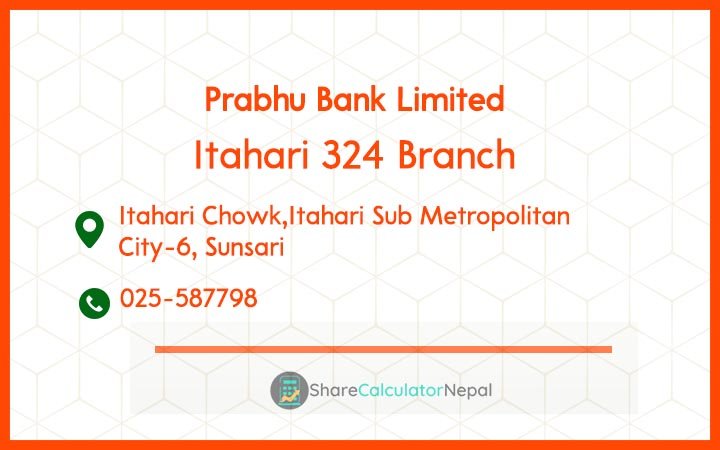 Prabhu Bank (PRVU) - Itahari Branch