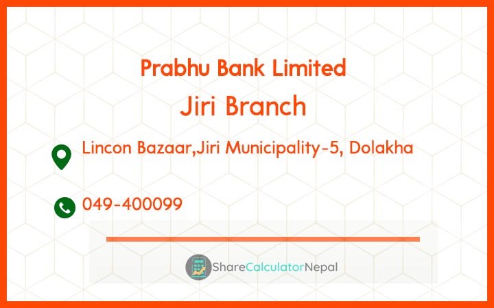 Prabhu Bank (PRVU) - Jomsom Branch