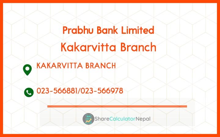 Prabhu Bank (PRVU) - Kalabanjar Branch