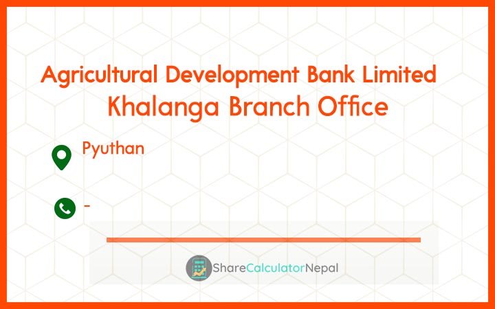 Agriculture Development Bank (ADBL) - Khalanga Branch Office