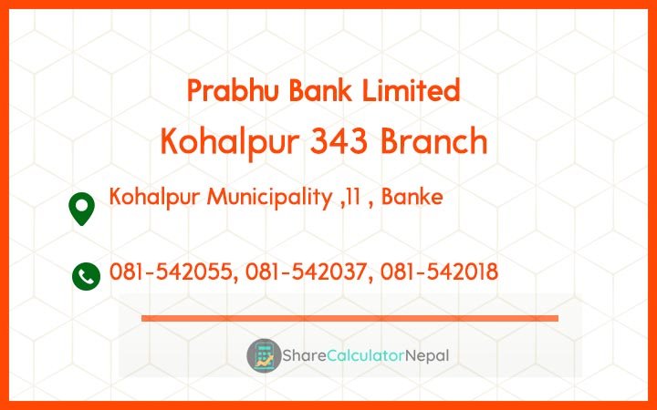 Prabhu Bank (PRVU) - Kohalpur Branch