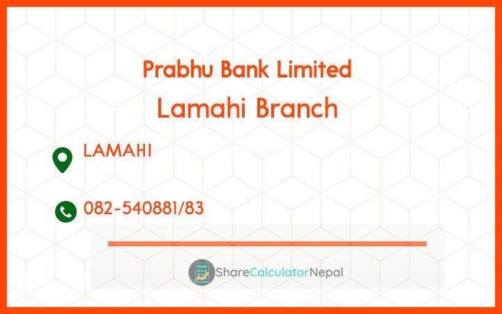 Prabhu Bank (PRVU) - Lamidanda Branch