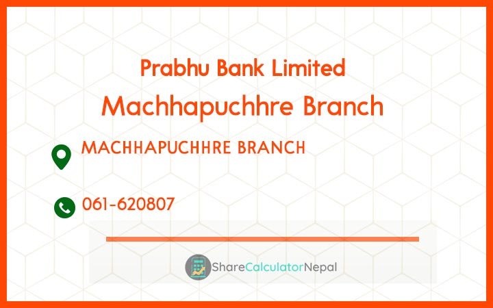 Prabhu Bank (PRVU) - Mahadevbesi Branch
