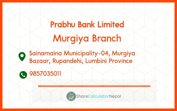 Prabhu Bank (PRVU) - Nala Branch