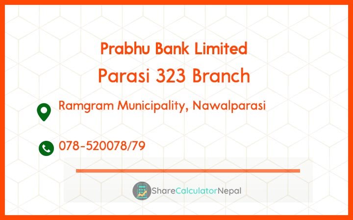Prabhu Bank (PRVU) - Parasi Branch
