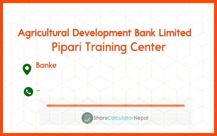 Agriculture Development Bank (ADBL) - Pipari Training Center