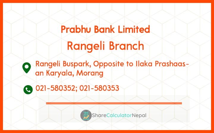 Prabhu Bank (PRVU) - Ranibas Branch