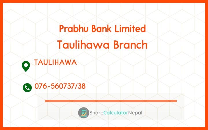 Prabhu Bank (PRVU) - Taulihawa Branch