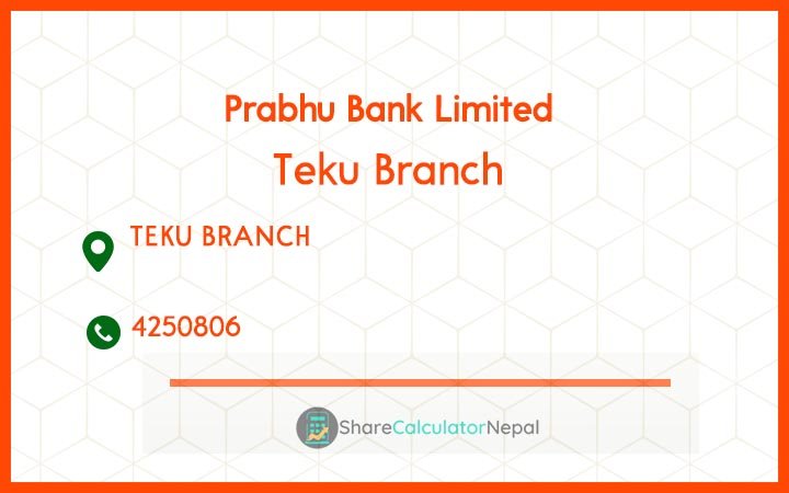 Prabhu Bank (PRVU) - Teku Branch